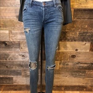 Free People Fish Net Skinny